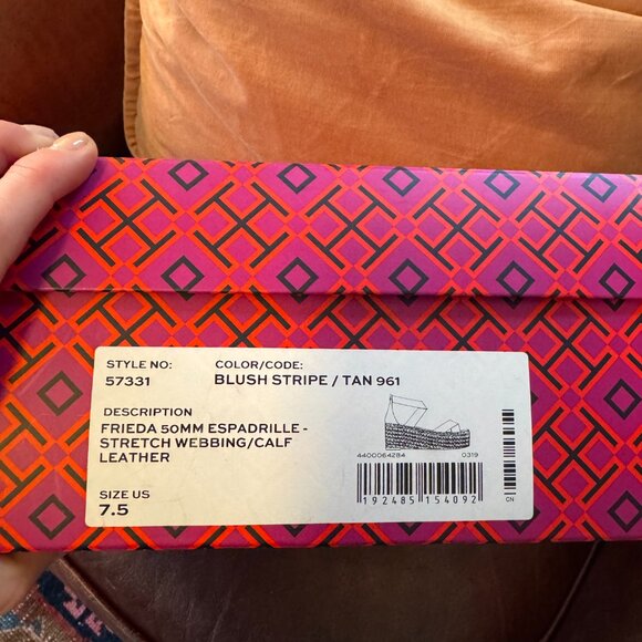 Tory Burch Blush 50 MM Frieda Espadrille - Picture 8 of 8